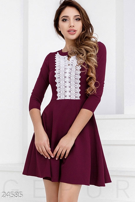 Кружевное романтичное платье 24585 - Кружевное романтичное платье 24585