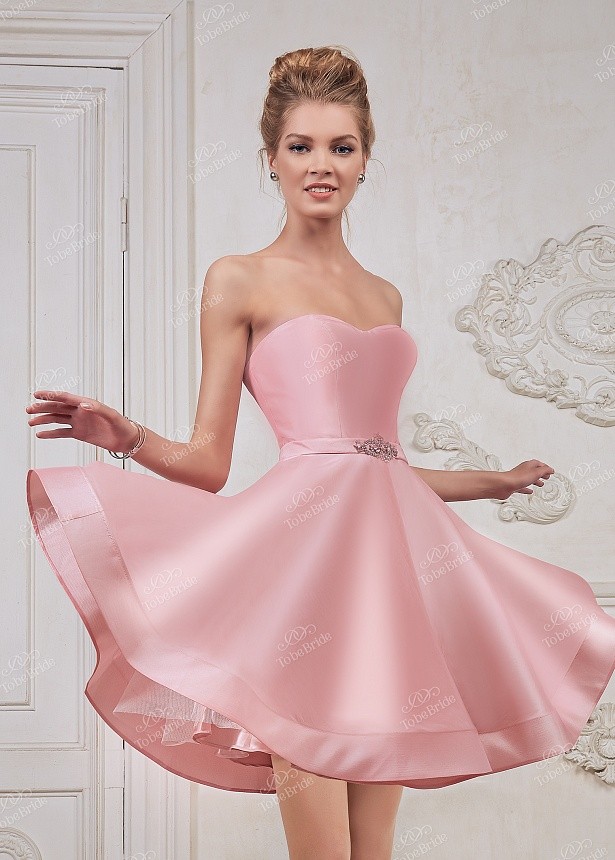 Нежно Розовое Платье С Цветами
